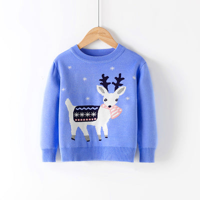 Suéter Navideño Muñeco de Nieve Rojo con Estampado Infantil - Image 5