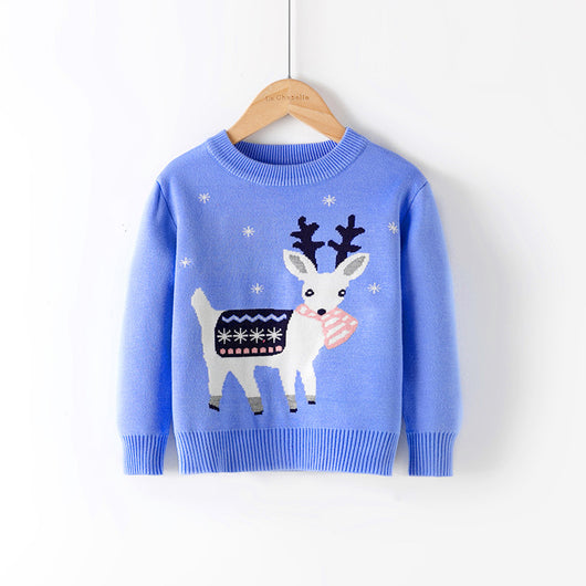 Suéter Navideño Muñeco de Nieve Rojo con Estampado Infantil - Image 5