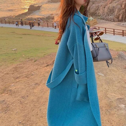Suéter de Alpaca Tejido a Mano - Abrigo Acogedor Boho para Mujer - Image 9