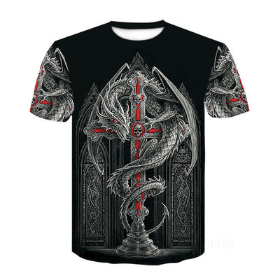 Playera Hombre Viking Tattoo - Diseño Moderno PLstar Cosmos - Image 6