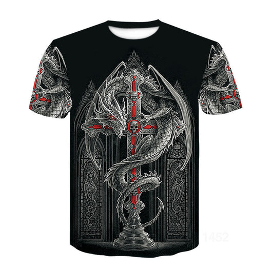 Playera Hombre Viking Tattoo - Diseño Moderno PLstar Cosmos - Image 6