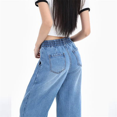 Jeans Anchos de Tencel y Seda Fría - Comodidad Ultraligera - Image 4