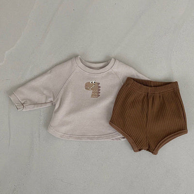 Conjunto Infantil Casual con Diseños de Dibujos Animados - Image 7