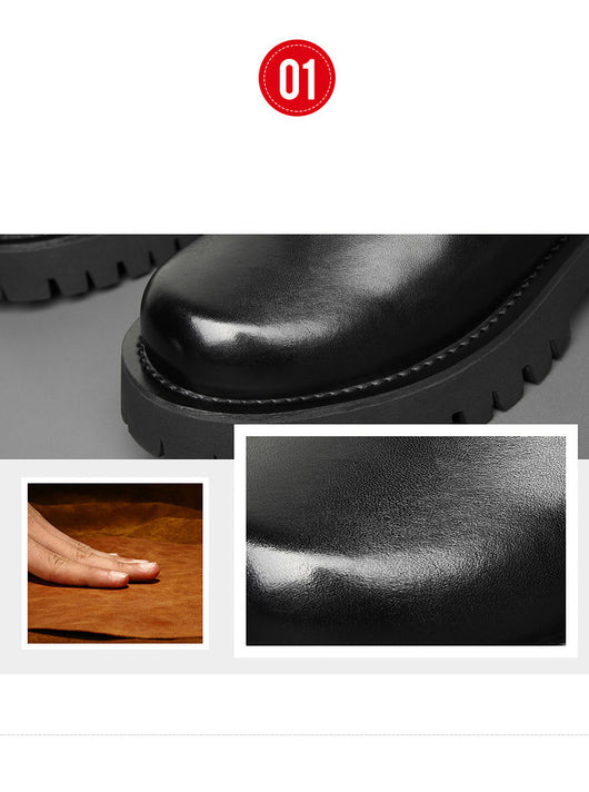 Botas Martin de Cuero Premium para Hombres con Estilo Sofisticado - Image 4