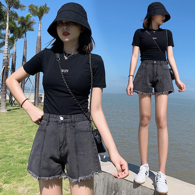 Shorts de Mezclilla Ancha para Mujer - Image 3