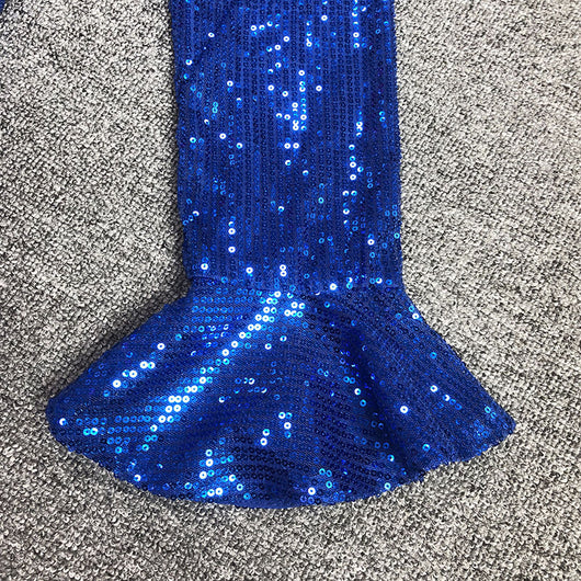 Vestido Azul con Lentejuelas en Hombros y Manga Larga Ajustado - Image 10