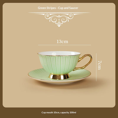 Juego de Taza y Plato de Cerámica Premium con Diseño Impreso - Image 14