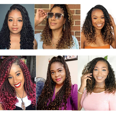 Cabello Trenzado Africano de Fibra Sintética - Trenzas de Ganchillo de 3 Hebras - Image 11
