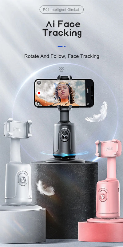 Gimbal Inteligente con Seguimiento de Rostro 360° para Smartphone - Image 23