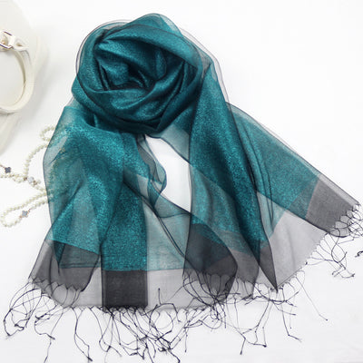 Pañuelo de Seda Doble Capa Premium para Mujer - Elegancia y Sofisticación - Image 10