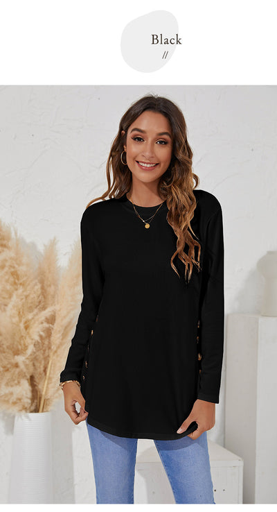 Blusa Casual para Mujer con Botones y Mangas Largas - Image 28