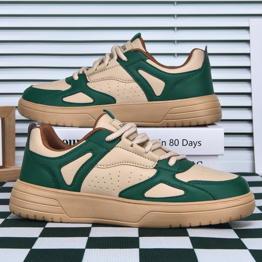 Zapatillas de Skate Clásicas Bajas Blancas para Parejas y Estudiantes Casuales - Image 9
