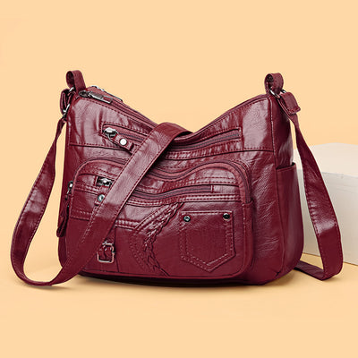Bolso Bandolera de Gran Capacidad con Diseño Asimétrico Premium - Image 4