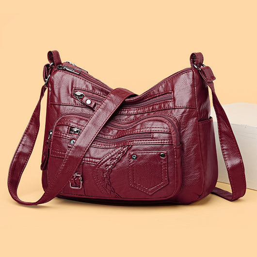 Bolso Bandolera de Gran Capacidad con Diseño Asimétrico Premium - Image 4