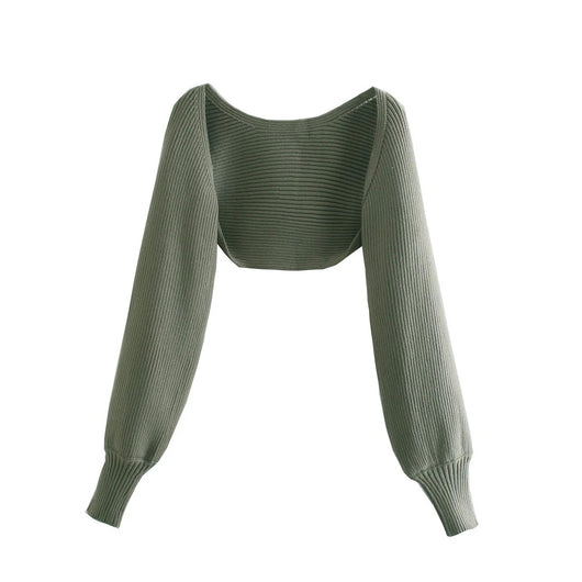Cardigan Tejido Elegante para Mujer - Blusa Tubo Primavera - Image 7