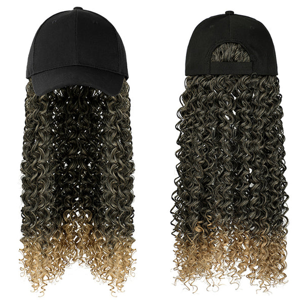 Complemento de Moda Natural con Gorro y Peluca para Mujer - Image 2