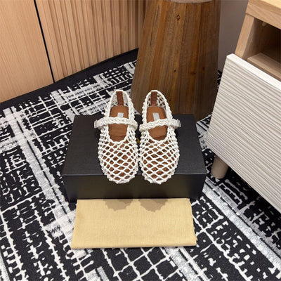 Zapatos Mary Jane Tejidos con Diseño Hueco - Comodidad y Estilo - Image 21