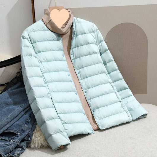 Chaqueta Corta Acolchada de Algodón para Mujer - Ligera y Cálida - Image 4