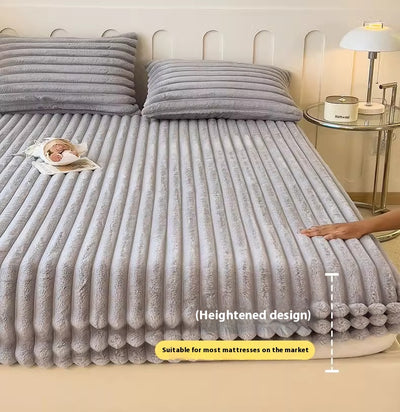 Sábana Ajustable Térmica de Imitación Angora para Cama Matrimonial y Dormitorio - Image 12