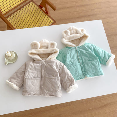 Ropa de Bebé Acolchada con Forro Polar Cálido - Image 17