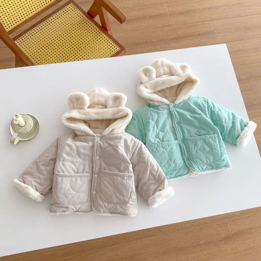 Ropa de Bebé Acolchada con Forro Polar Cálido - Image 17