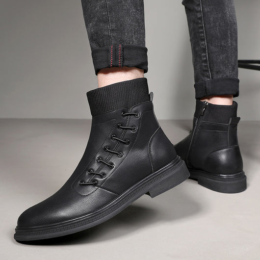 Botas Chelsea de Cuero British Premium para Hombre - Cálidas y Elegantes