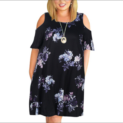 Vestido Estampado Suelto Talla Grande para Mujer - Image 4