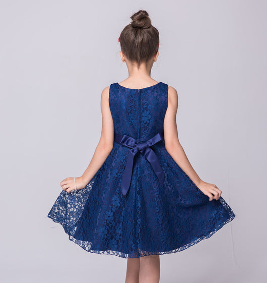 Vestido de Encaje Elegante para Niñas - Estilo Europeo y Americano - Image 21