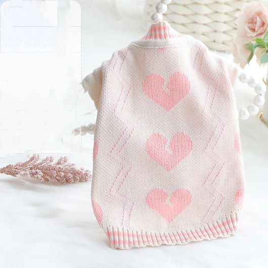Suéter Cardigan Princesa para Perros y Gatos - Ropa de Otoño e Invierno - Image 4