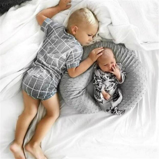 Almohada de Lactancia Multifuncional en Forma de U con Funda Extraíble Suave - Image 3