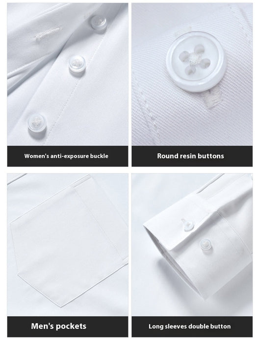 Camisa Profesional de Fibra de Bambú Blanca para Hombre - Image 15
