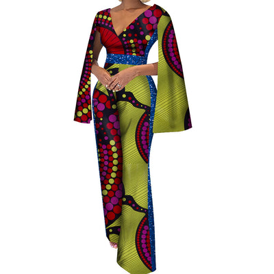 Jumpsuit Étnico de Algodón con Estampado Batik para Mujer - Image 3