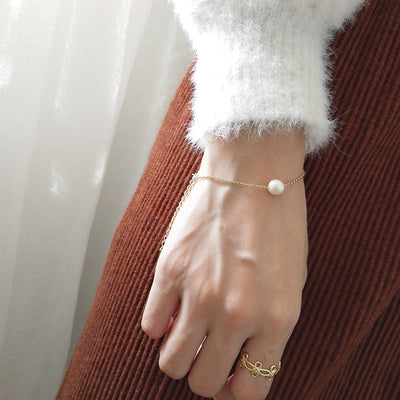 Pulsera Fina de Plata 925 con Perla de Agua Dulce - Image 10