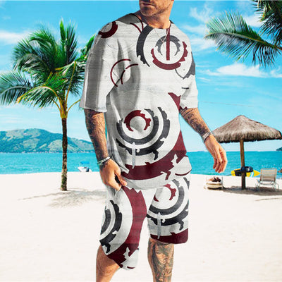 Traje Deportivo Casual Hombre Estampado Fresco - Image 7