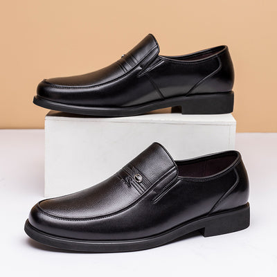 Zapatos de Cuero Genuino Estilo Inglés para Hombre - Elegancia Casual Profesional