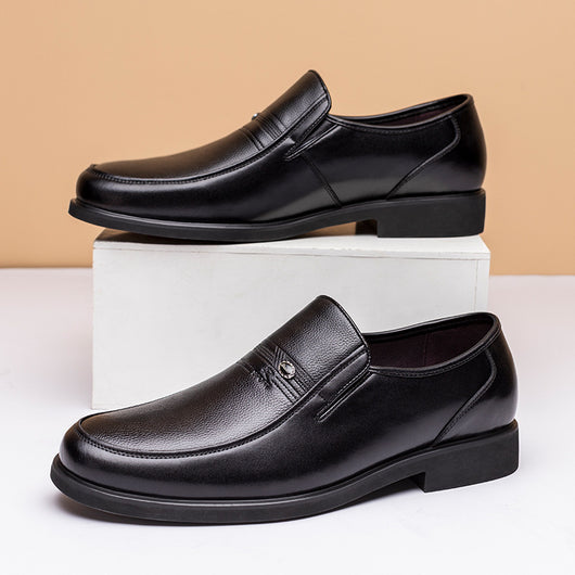 Zapatos de Cuero Genuino Estilo Inglés para Hombre - Elegancia Casual Profesional