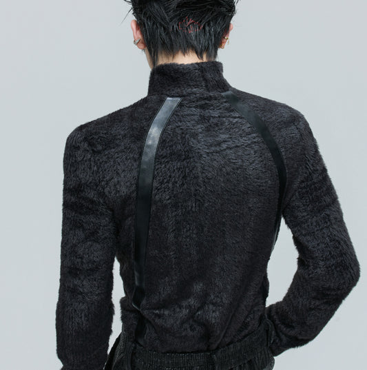 Abrigo Térmico Slim Fit Cuello Alto con Forro Peluche Cálido - Image 2