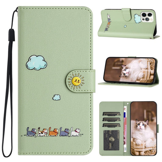 Cartera Flip con Diseño de Caricaturas Pintadas - Image 3