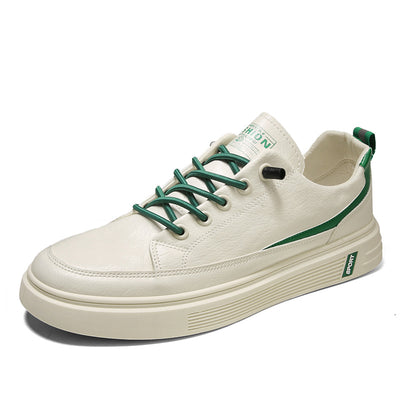 Tenis Blancos Estilo Coreano Transpirables para Hombre - Image 6