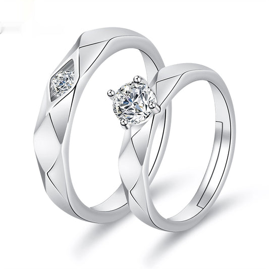 Anillos de Compromiso Moissanita para Parejas - Image 2