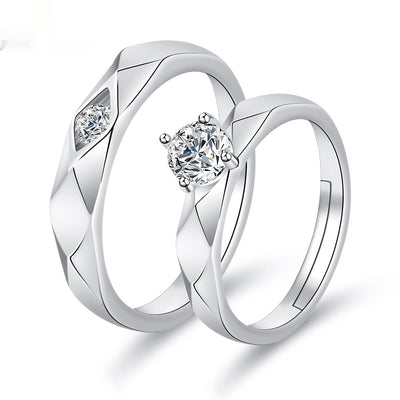 Anillos de Compromiso Moissanita para Parejas - Image 2