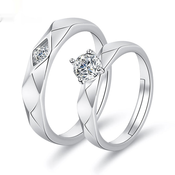 Anillos de Compromiso Moissanita para Parejas