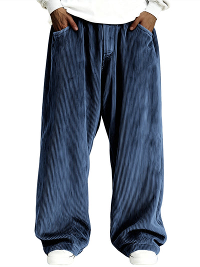 Pantalones de Buzo Corduroy Casual para Hombre con Bolsillos - Image 17