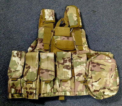 Chaleco Táctico de Entrenamiento Camuflaje Profesional - Image 7