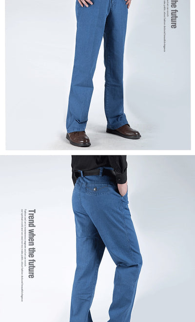 Pantalones Hombre Talla Grande Cintura Alta Corte Recto - Image 13