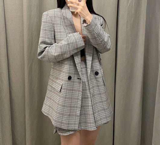 Blazer Casual Doble Botonadura Ligero para Commuter - Image 23