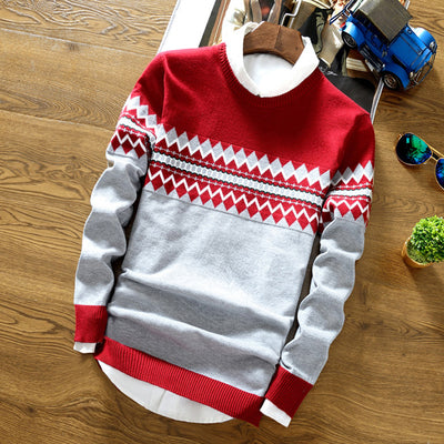 Suéter Cuello Redondo Otoño Invierno - Pullover Cómodo y Versátil - Image 8