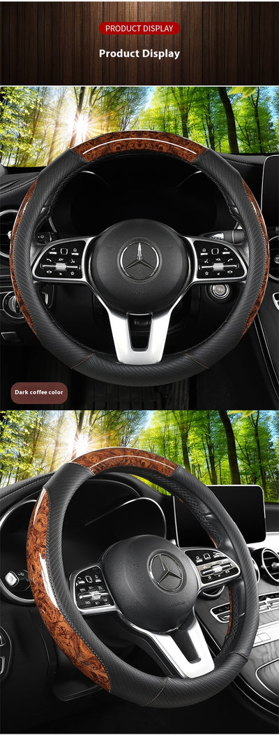 Funda de Volante de Cuero Premium Cristal Año Nuevo - Image 19