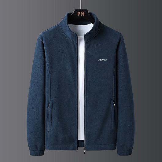 Chaqueta Acolchada de Terciopelo para Hombre Talla Grande - Image 15