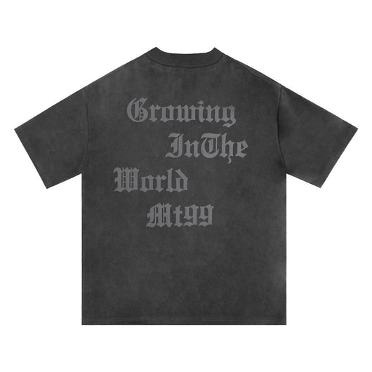 Camiseta Estampada con Letras para Hombre - Image 4